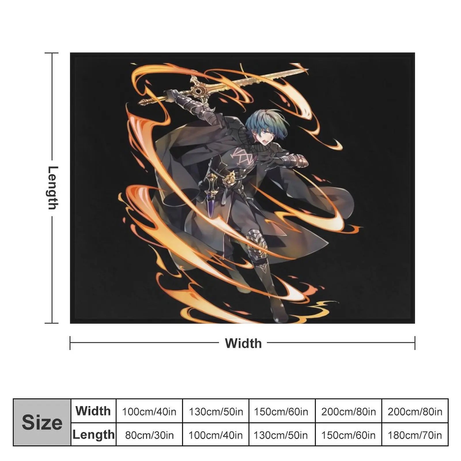 Мужское одеяло для пикника Byleth плед декоративного дивана