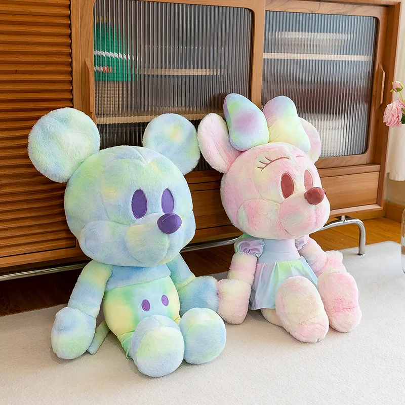 

Disney Colorful Mickey Minnie Mickey Mouse Children's Birthday Baby Doll Ragdoll Girl Sleeping Pillow Christmas Gift