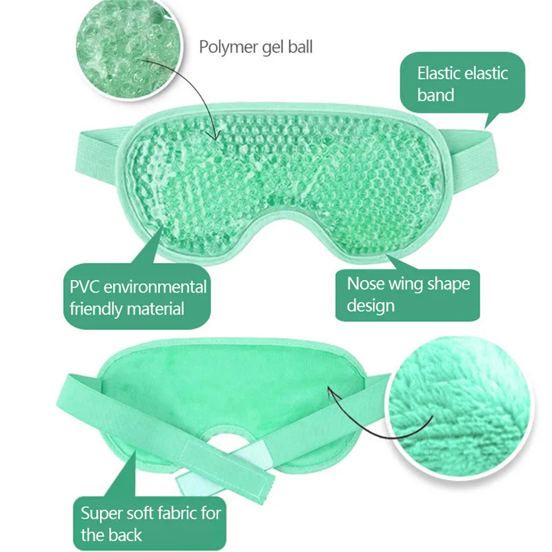 1 шт. ледяная Спящая маска для горячей холодной терапии глаз гель Красота