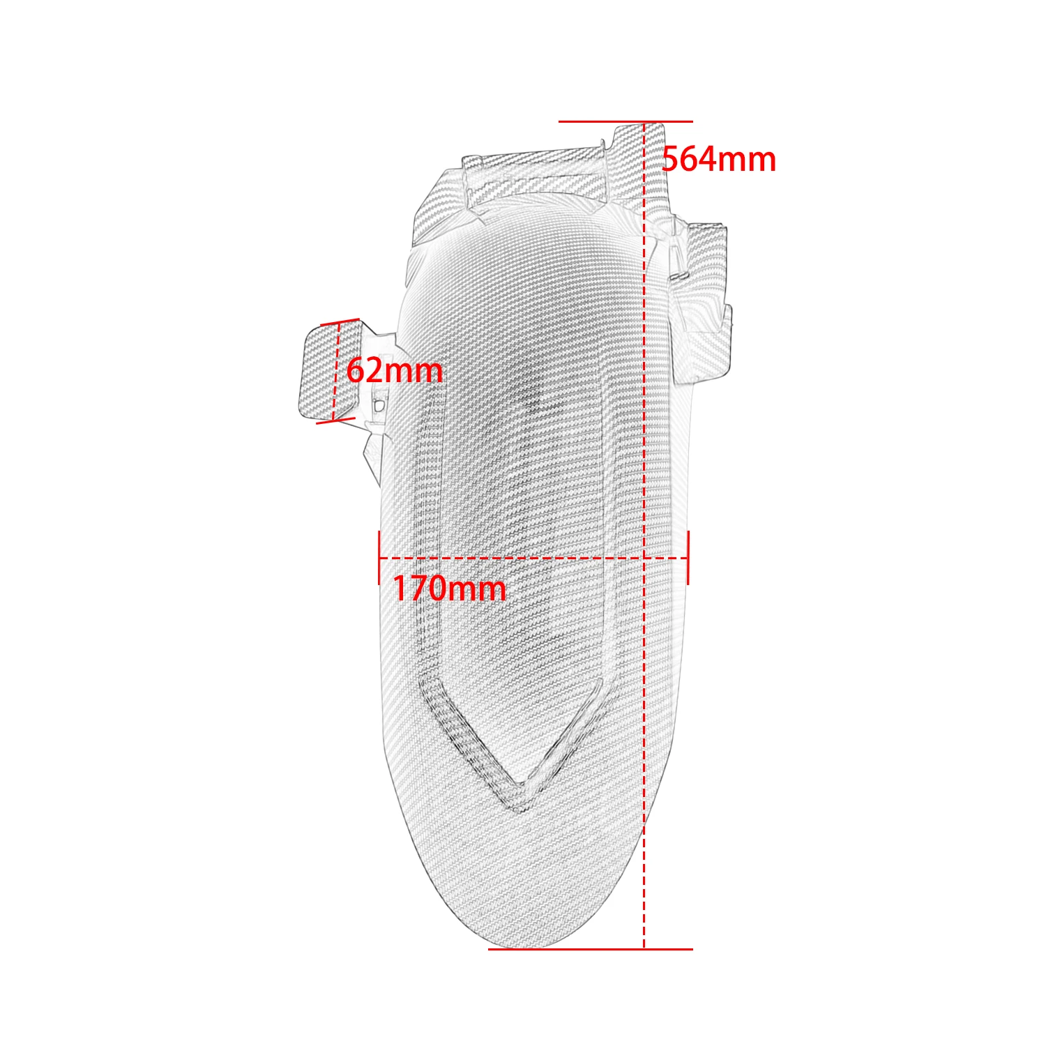 Для ZONTES 368G G368 368 G 368 новый мотоцикл брызговик заднее крыло колесо Hugger брызговик защитная крышка аксессуары (art.: 3920d313157cb) - 3920d313157cb