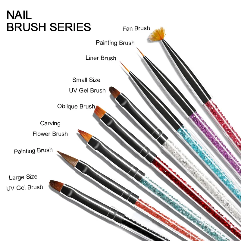 Новый дизайн ногтей искусственный набор цветок Веерообразный - Цена: 133.93