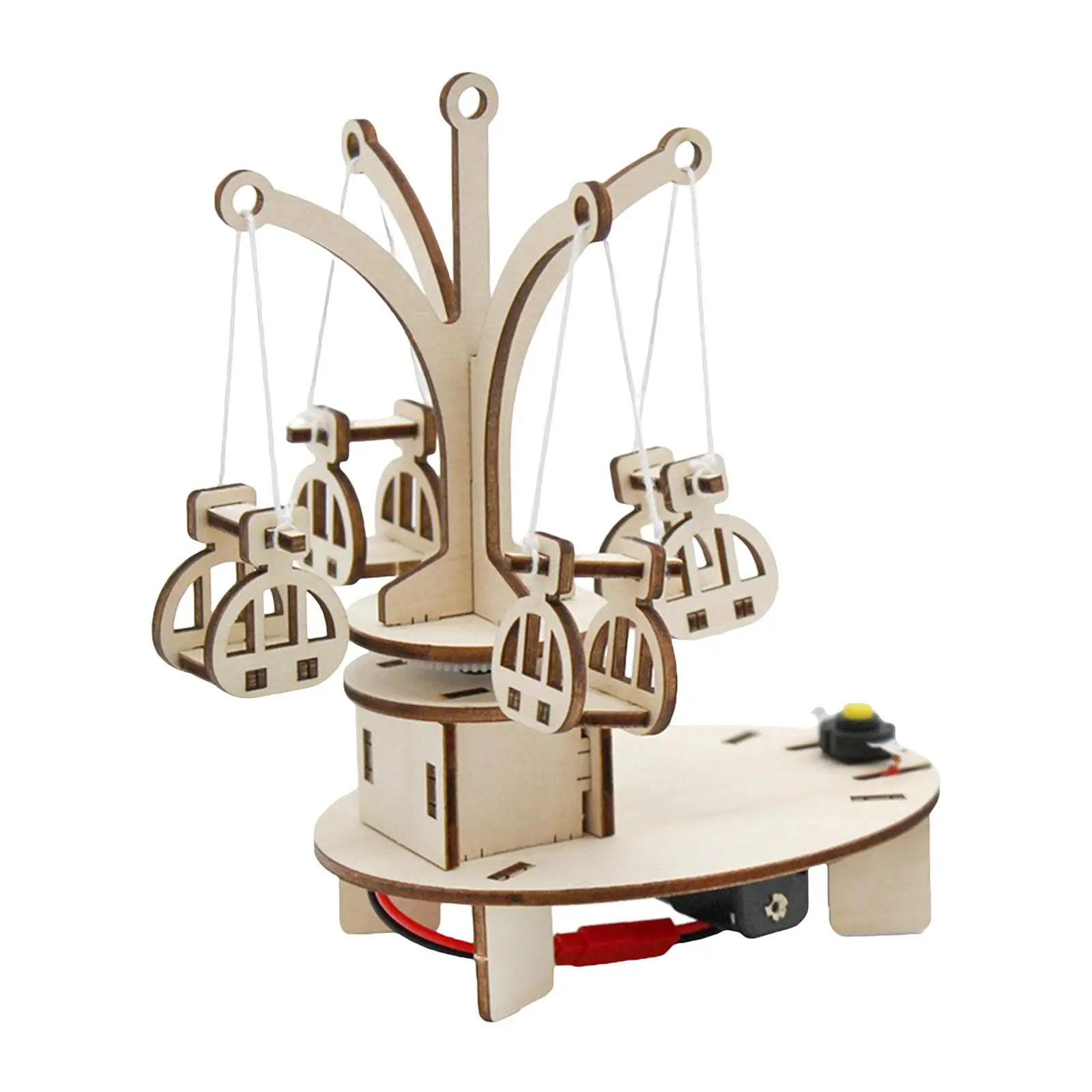 

Деревянное вращающееся кресло научное познание обучающая игрушка головоломка ремесла карусель