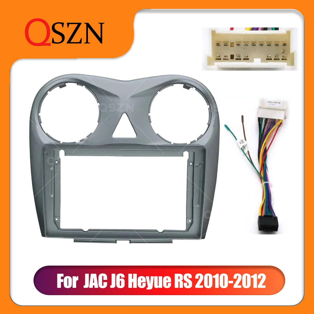 

9 дюймовая Автомобильная рамка DVD, комплекты аудиоприборной панели, панель Facia, радио плеер, экран 2 Din для JAC J6 Heyue RS 2010-2012, мультимедийное радио