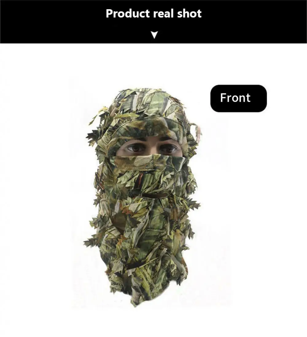 

high-quality polyester Material thin breathable head cover multi-function camouflage operations mask camouflage mesh fabric mask