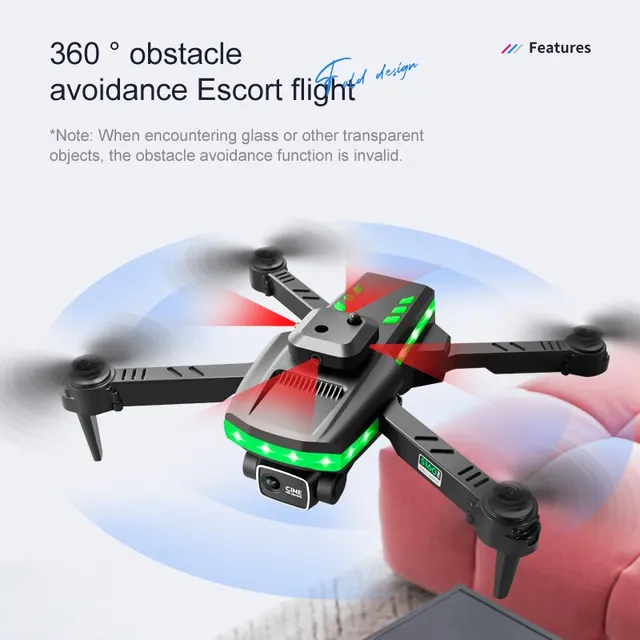 S160 Mini Drone 4K HD Camera Four-sided Obstacle Avoidance Air Pressure Fixed Height Professional Foldable Quadcopter Toys 5