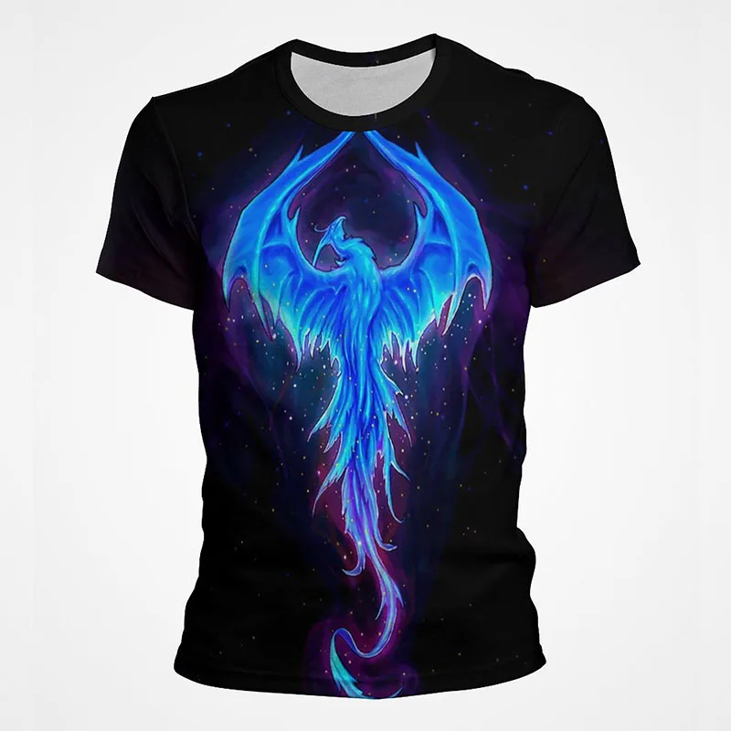 Новинка 2022 летняя крутая футболка для мужчин женщин и детей с 3D рисунком птицы