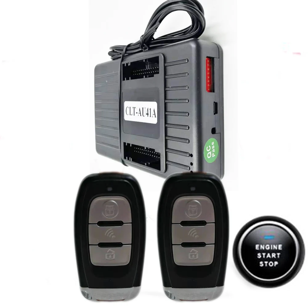 

For Audi A6 Add GSM Mobile phone APP Start stop System Car Engine Start stop system and Add Push Button Start Stop System