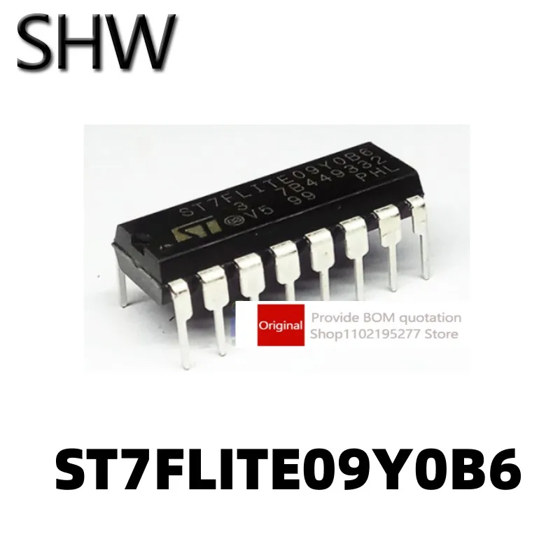 

1 шт., микроконтроллер ST7FLITE09Y0B6 ST7FLITEO9YOB6 IC, встроенный DIP-16
