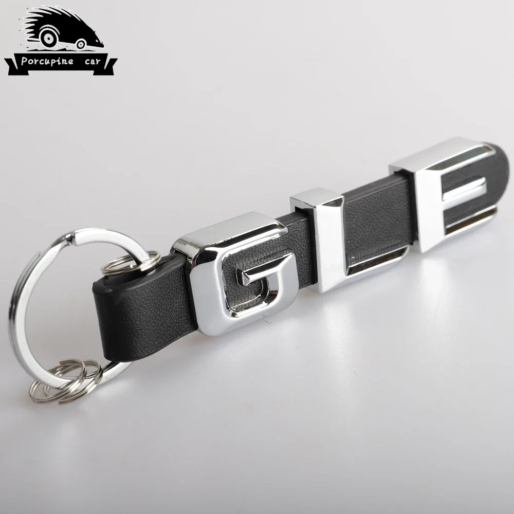 

Кожаные кольца для ключей из цинкового сплава для Mercedes Benz CLS SLC GLA GLC GLE GLS 3D автомобильный брелок Металлический брелок для ключей женский