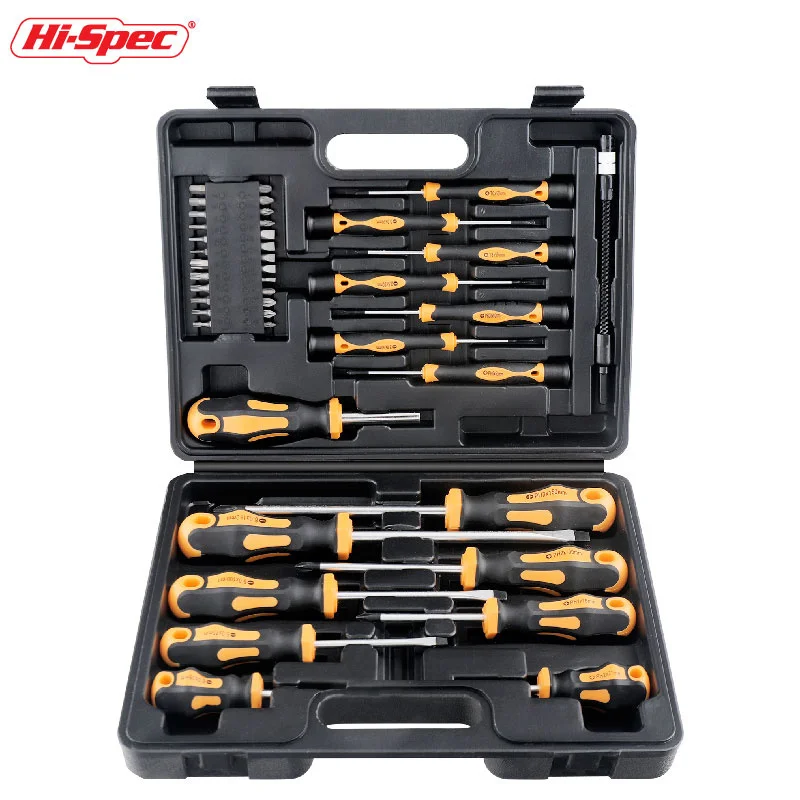 Hi-Spec 42Pcs strong Magnetic Screwdriver Sets 1/4