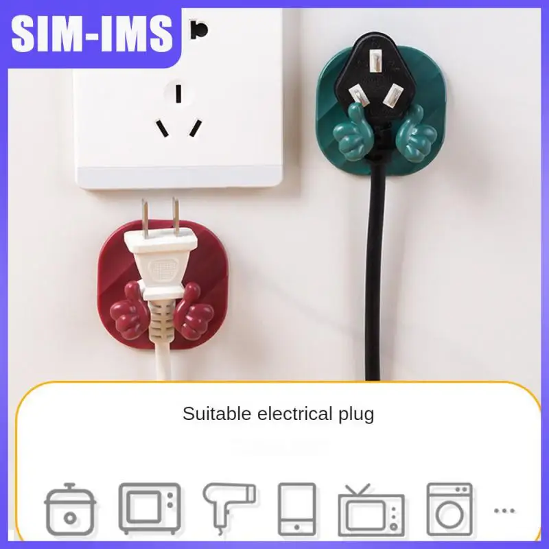 

Strong Adhesive Towel Shaving Rack Self Adhesive Data Cable Storage Hook Hook Multifunction Key Holder Self-adhesive