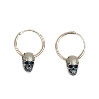 vintage skull earrings gothic series creative skull head lady earring jewelry hypoallergenic punk ladies temperament earrings