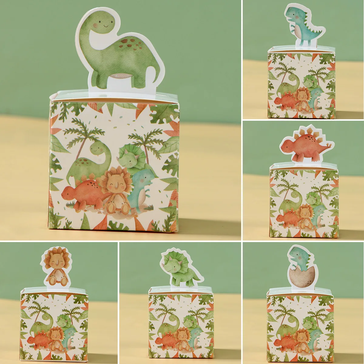 Трехмерная коробка для конфет в виде динозавра украшения животных Детские