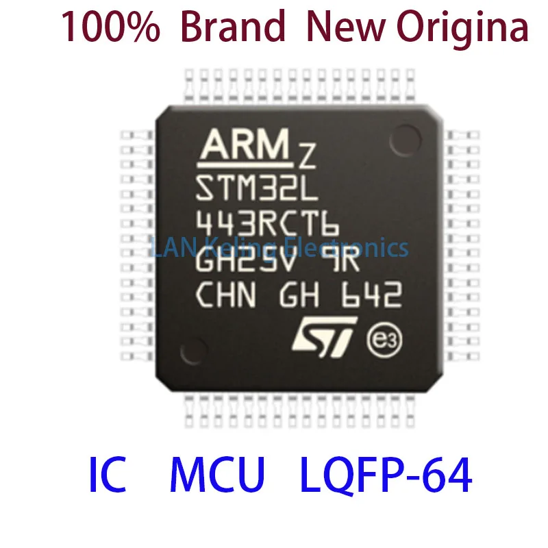 STM32L443RCT6 STM STM32L STM32L443 STM32L443RC STM32L443RCT 100% Brand New Original IC MCU LQFP-64