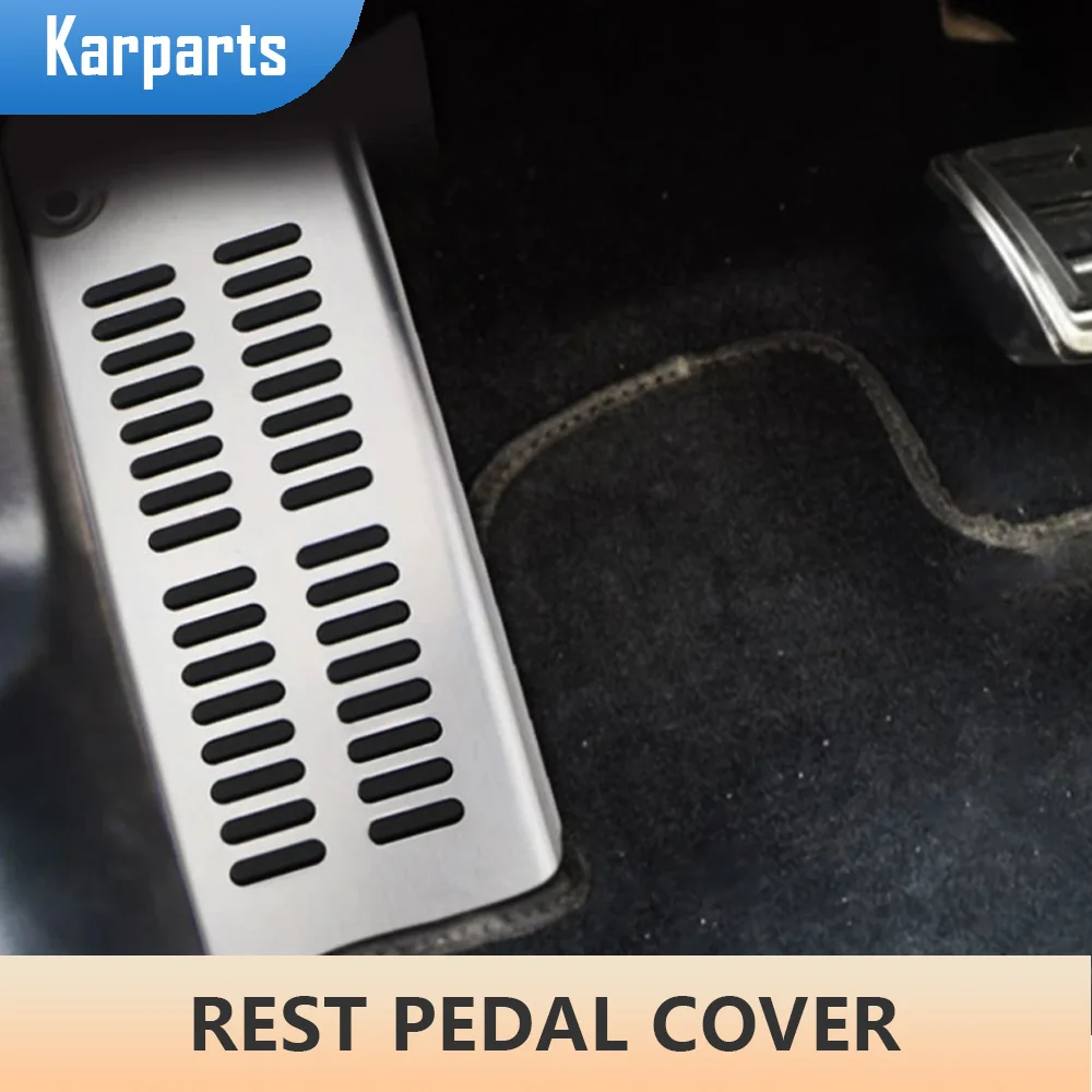 

Stainless Steel Car Rest Pedal Cover for VW Golf 4 Polo Beetle RSi GTI R32 Audi A3 8L for Seat Ibiza Leon Toledo Accessories