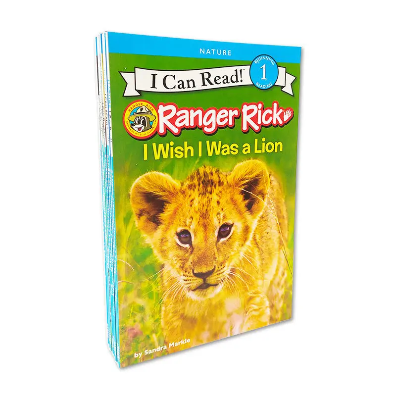 

Original English Version I Can Read Phase 1 Ranger Rick Children's Graded Animal Science Popularization Book 8 Volumes