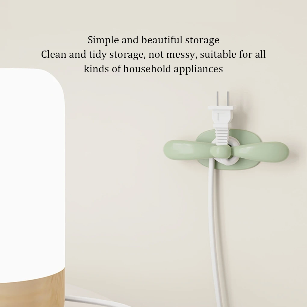 

Зажим для обмотки кабеля, универсальный фиксатор для проводов, маленький размер, зеленый цвет