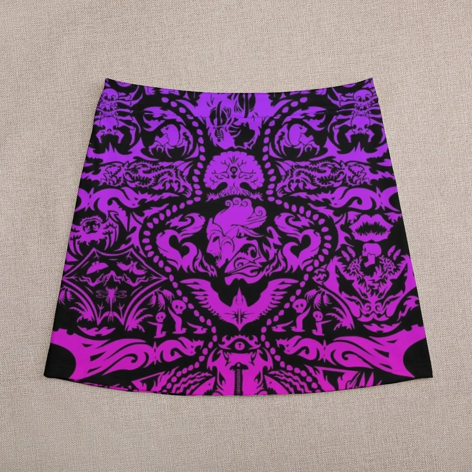 Warrior Tatau (версия Blood Dragon) Мини-юбка наряд для ночного клуба юбка