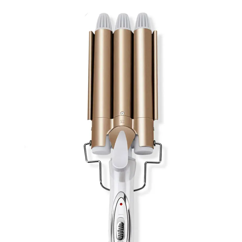 

Щипцы для завивки волос, стайлер с тремя керамическими валиками, электрические щипцы для завивки волос, инструменты для укладки