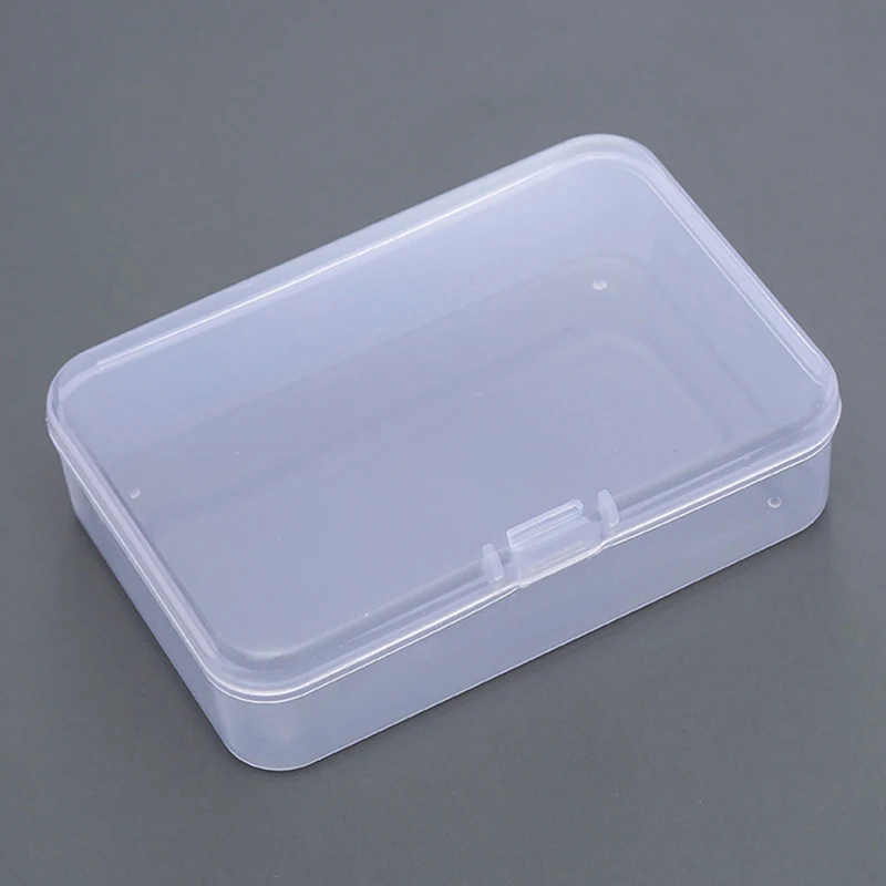 2 шт. прозрачная пластиковая коробка для хранения ювелирных изделий