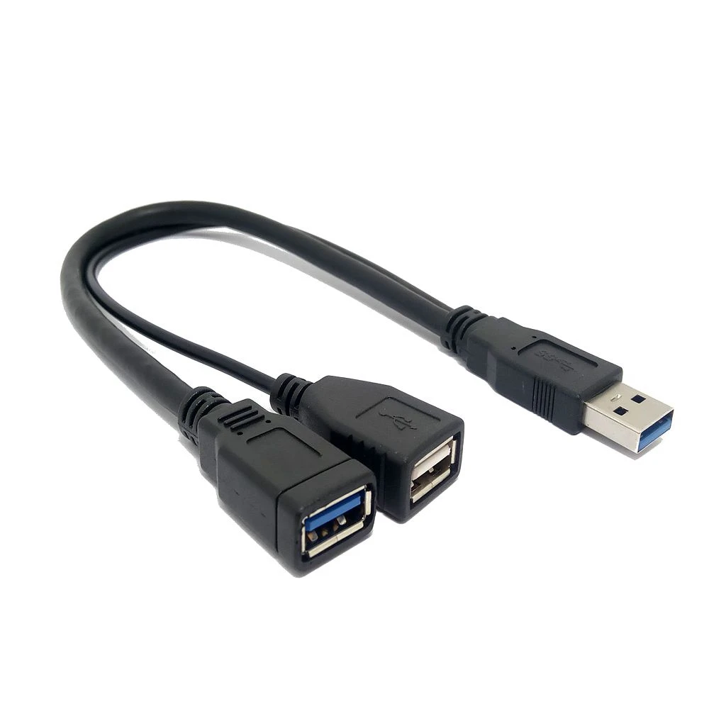Переходной кабель USB3.0 два в одном с тремя головками для использования