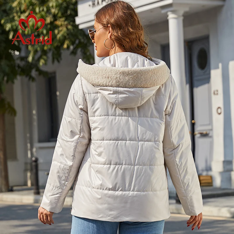 Astrid 2022 Весенняя женская куртка размера плюс парки одежда топы из искусственного