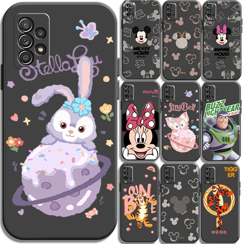

Disney Mickey Phone Cases For Xiaomi Redmi Note 9 Pro 10 10S 10 Pro POCO F3 GT X3 GT M3 Pro X3 NFC Back Cover Carcasa Coque