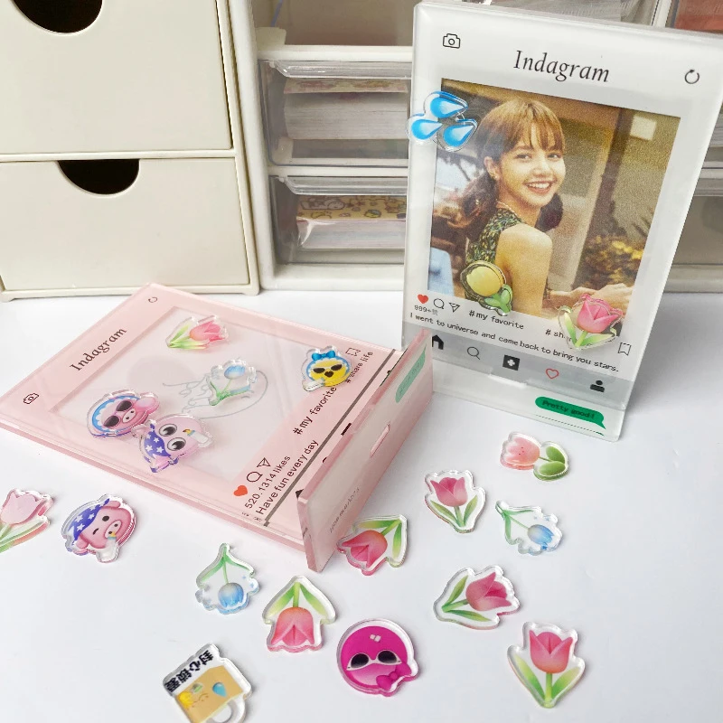 Держатель для фотокарт с подставкой стильная фоторамка карт защитное устройство