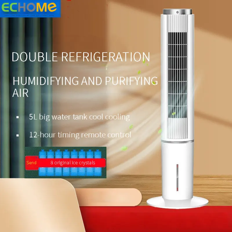 

ECHOME безлопастной вентилятор с встряхивающей головкой и дистанционным управлением, Вертикальный электрический вентилятор, низкий уровень шума, напольный вентилятор, бытовой Мобильный кондиционер