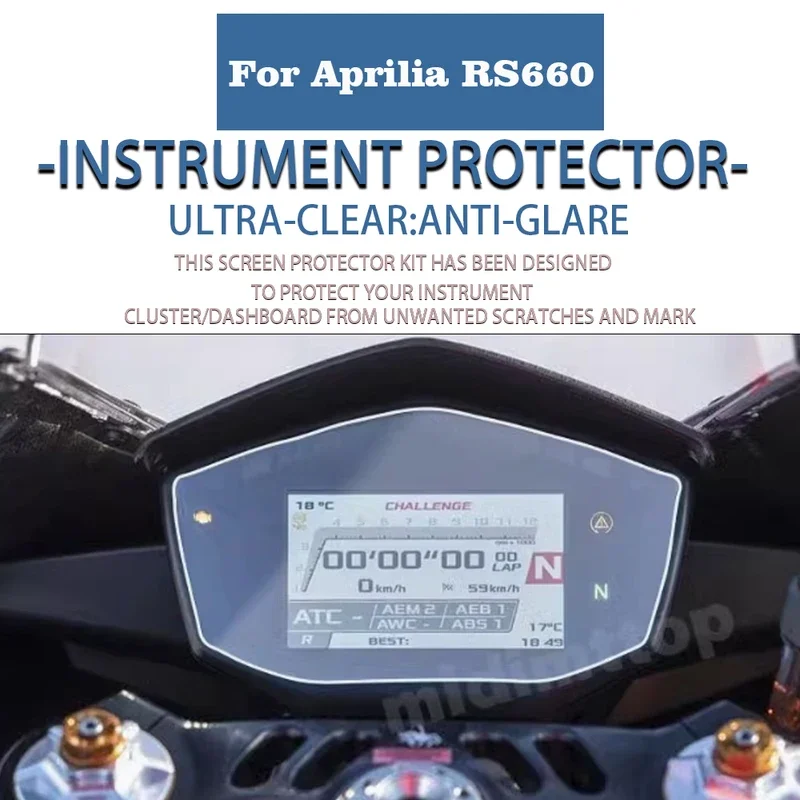 Защитная пленка для экрана мотоцикла с защитой от царапин Aprilia RS660 Tuono 660 2020-2024 RS