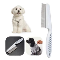 cat and dog protection flea comb stainless steel insect repellent brush pet care combs hair grooming portable tool fur removal