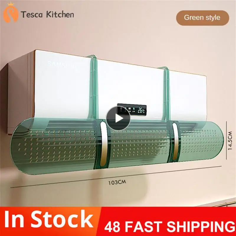 

Transparent Prevent Direct Blowing Universal Maternal And Child Cold Air Transfer Air Conditioner Windshield Innovative