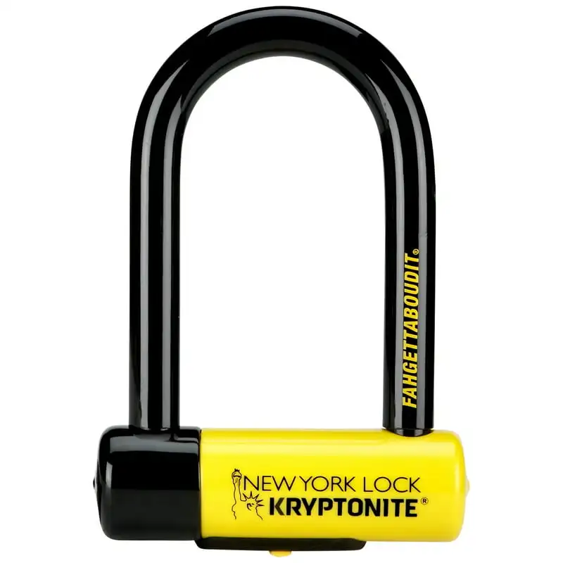 

New York Fahgettaboudit Mini U-Lock велосипедная кассета скоростная кассета зуб bmx spro