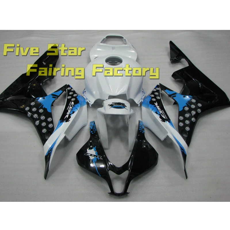 

Комплект обтекателей для мотоцикла Honda CBR 600 RR 2007 2008 F5, все кузова CBR600RR 07 08 инъекция 600RR, синий, черный, белый