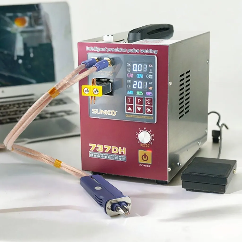 Аппарат точечной сварки SUNKKO 737DH для аккумулятора 18650 4 3 кВт мощный автоматический