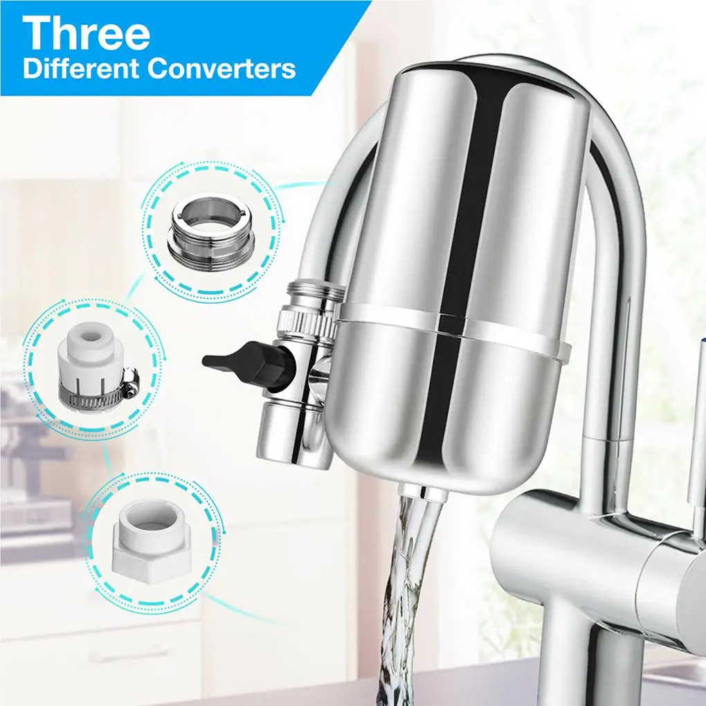 

Tap Water Filter Ceramic Kitchen Sink Faucet Activated Carbon Filtration