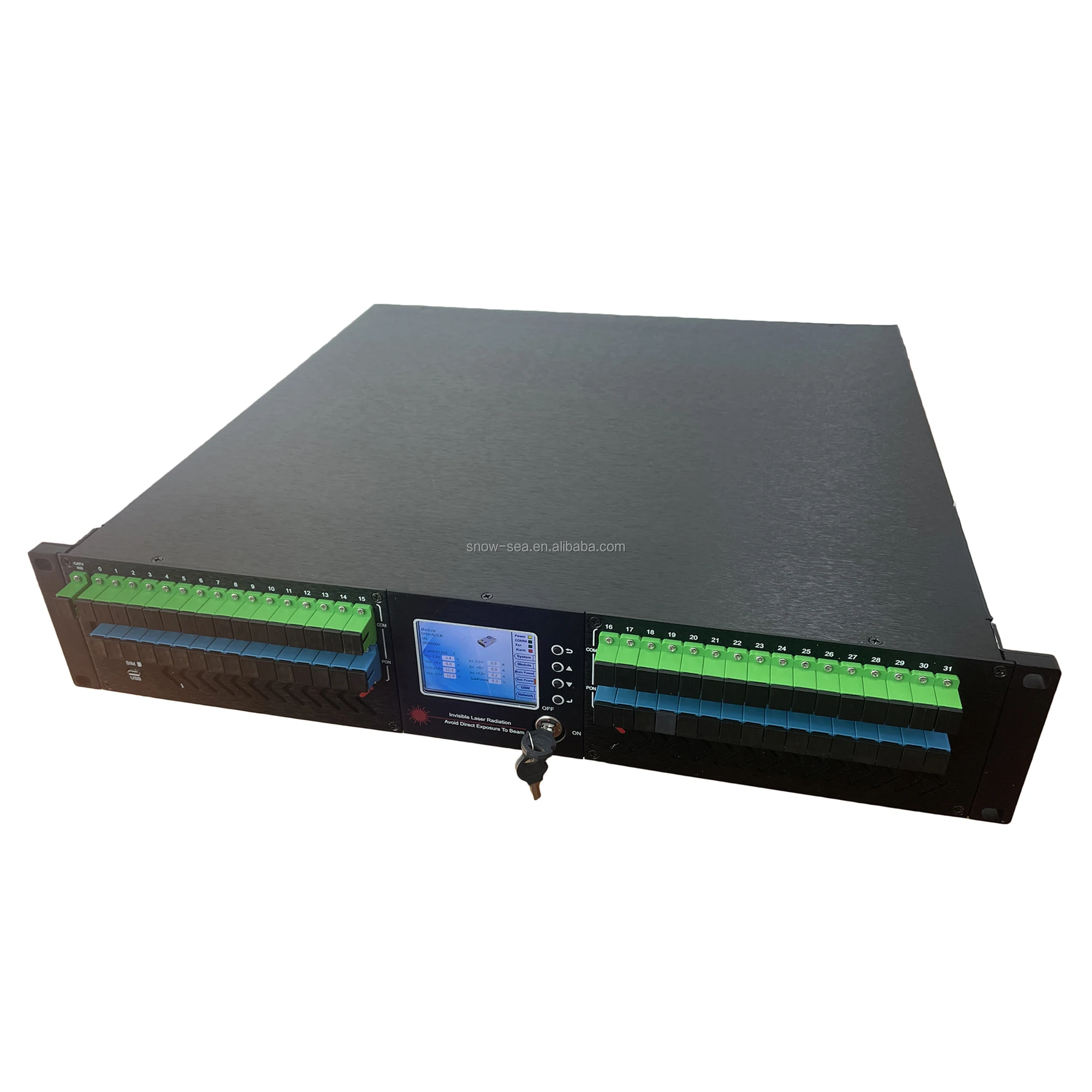 

Multiport High Power Output 1550nm Fiber Amplifier 32*23+WDM
