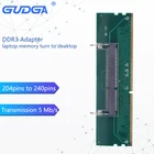 Оперативная память GUDGA DDR3 для ноутбука, модуль оперативной памяти SODIMM 204Pin для настольного ПК DDR3PC 240Pin, DIMM-карта для ноутбука, адаптер для настольного компьютера ddr3 sodimm to dimm adapter переходник