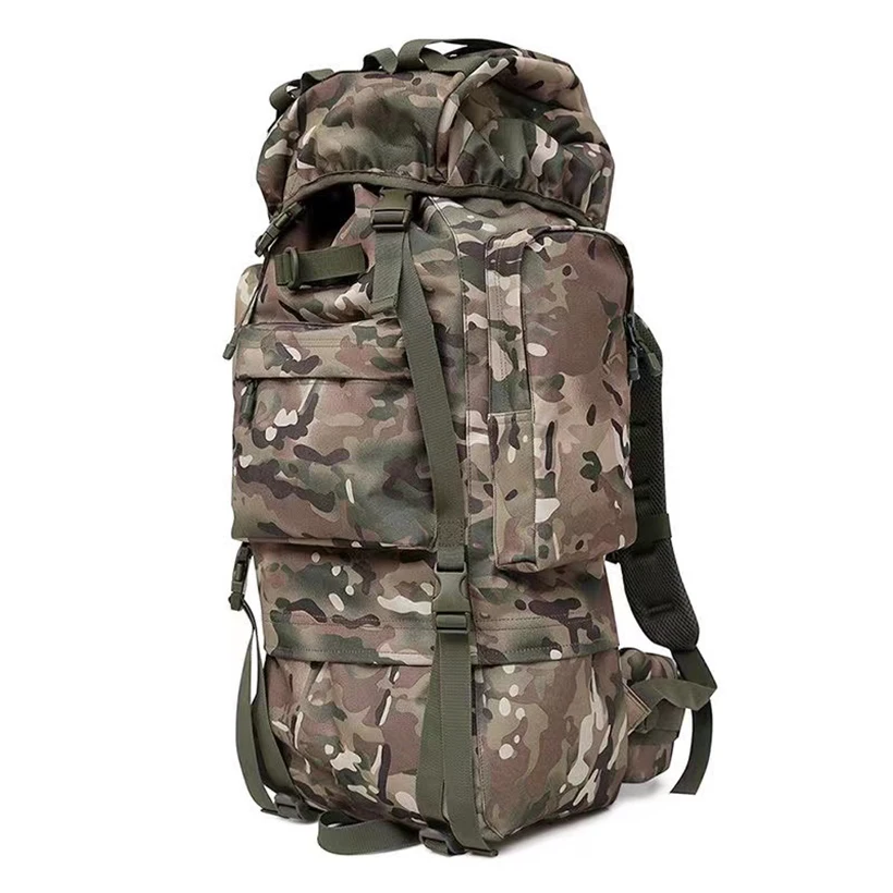 

Military Tactical Black Backpack 70 Liters Large Capacity Men Climbing Backpacks High Quality 900D Oxford Backpacks Travel Bags