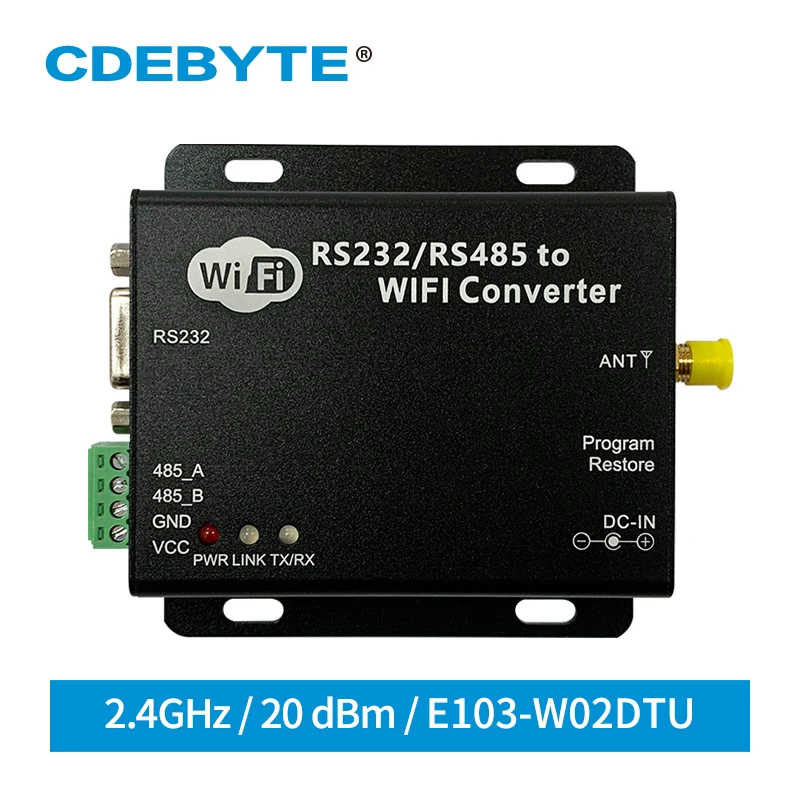 CC3200 2,4 ГГц 20 дБм RS232/RS485 Wifi последовательный сервер 100 мВт IOT Uhf беспроводной модуль трансивера передатчик ресивер