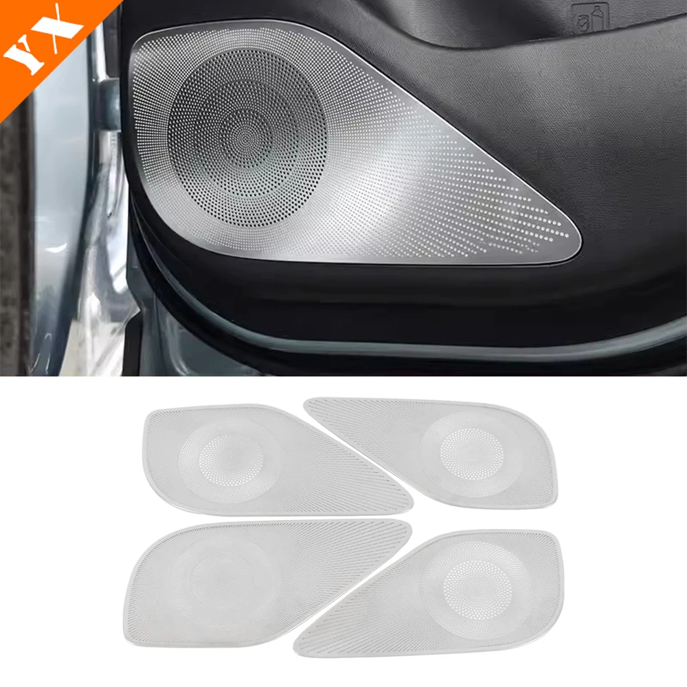 

Автомобильные аксессуары из нержавеющей стали для Trumpchi GAC EMKOO 2023-2024, внутренняя дверь, динамик, звуковой сигнал, крышка, отделка, рамка, наклейка