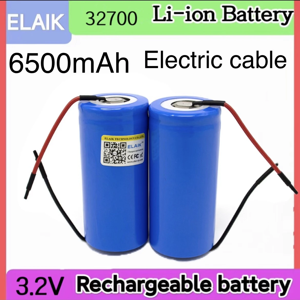 Аккумулятор ELAIK 3 2 В 32700 6500 мАч LiFePO4