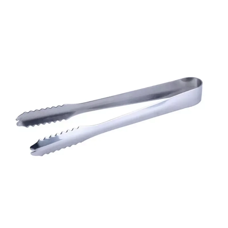 

2022New Good Quality Ice Tongs Tool Bar Kitchen Accessories Stainless Steel Barbecue BBQ Clip Bread Food Ice Clamp