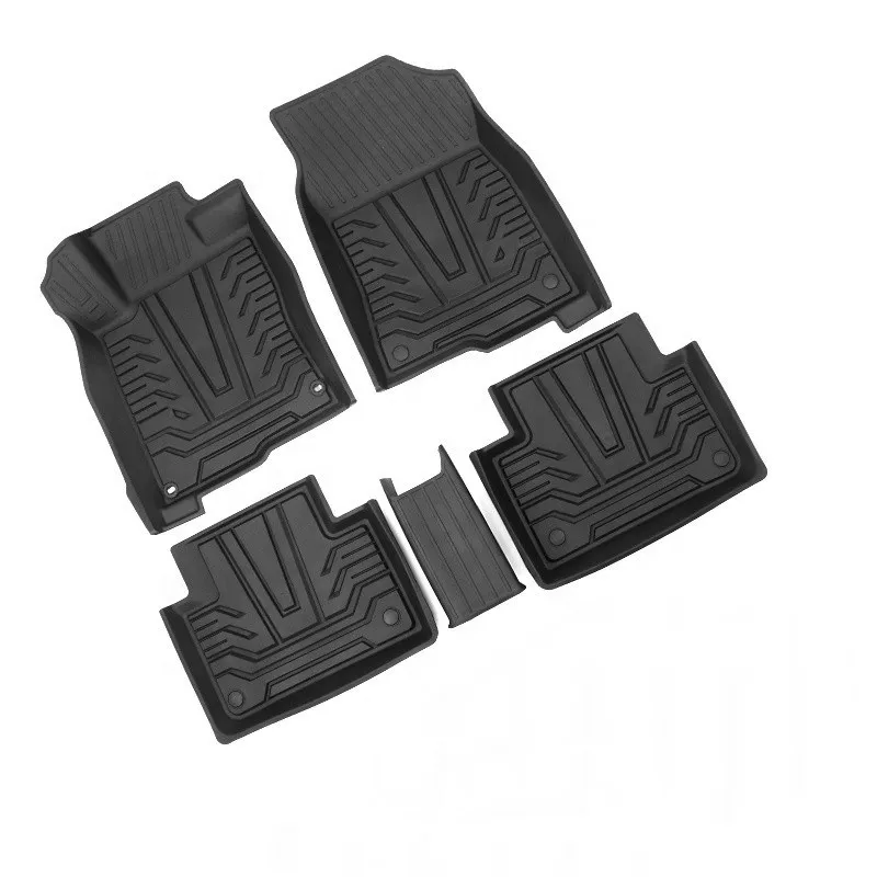 

High Quality Waterproof TPE Rubber Car Floor Mats For 2016-2021 Honda Civic All Weather Foot Carpets Pad