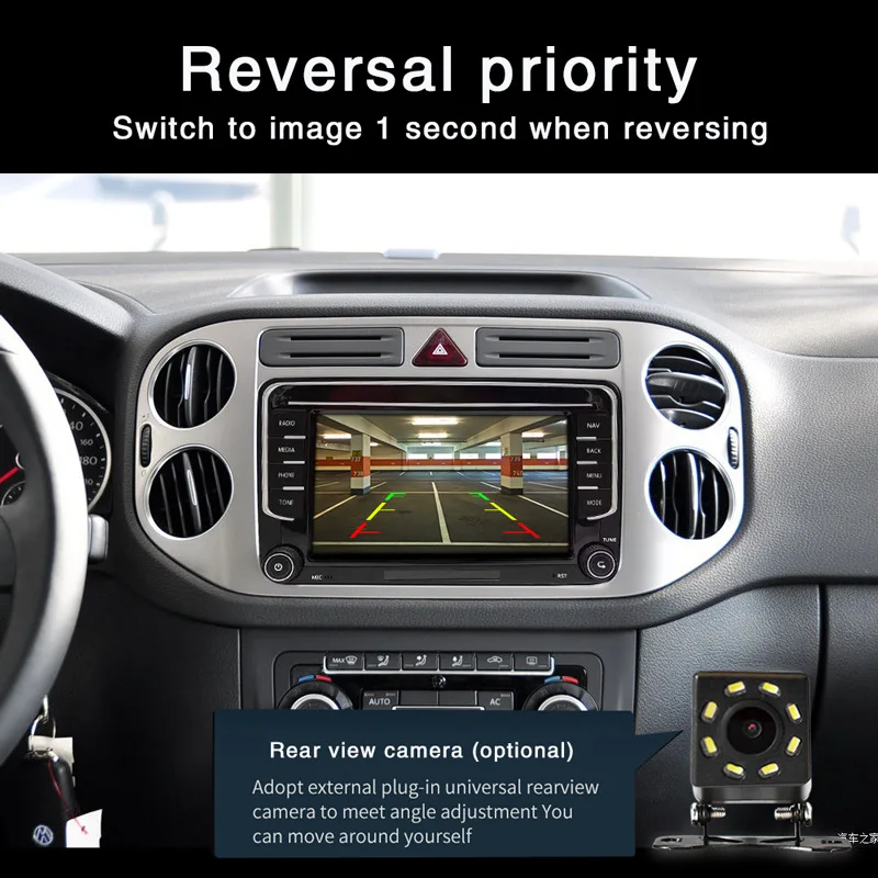 Автомагнитола Carplay мультимедийная стерео-система на Android 11 с GPS для Volkswagen Skoda Octavia