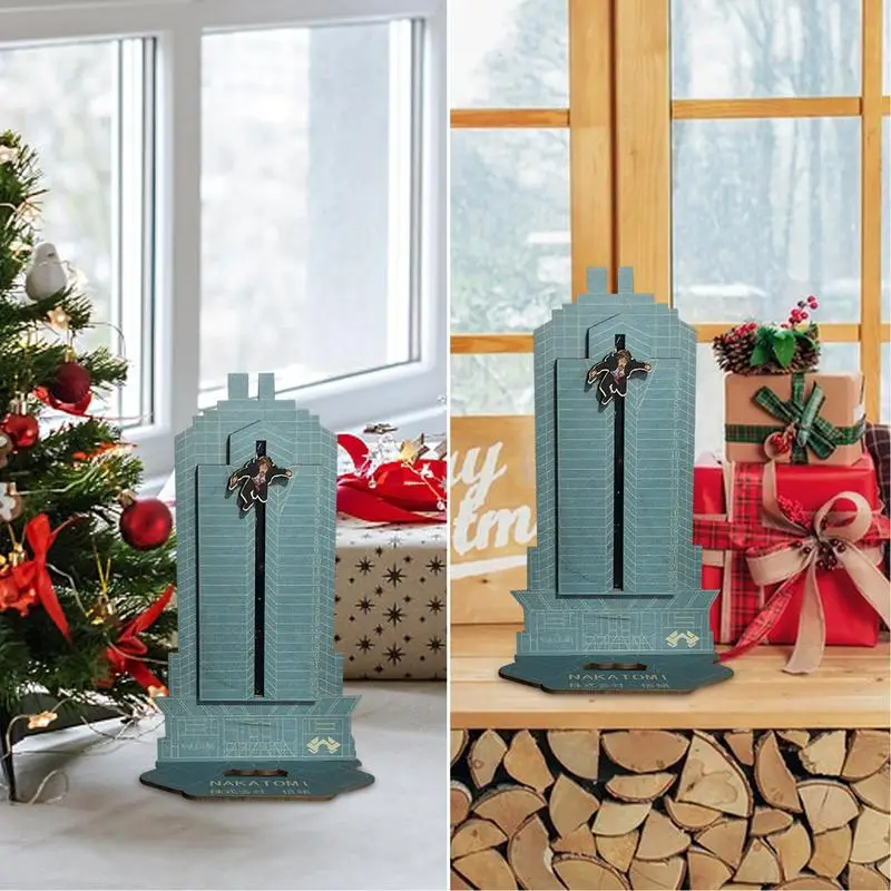 

Wooden Advent Calendar Movie Themed Calendar Countdown Christmas Gifts Supplies Christmas Decoration Accessories Tabletop Decor