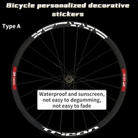 road bike rim sticker mtb wheel set stickers 26 27 5 29 700c personalized cycling reflective decals bicycle accessories