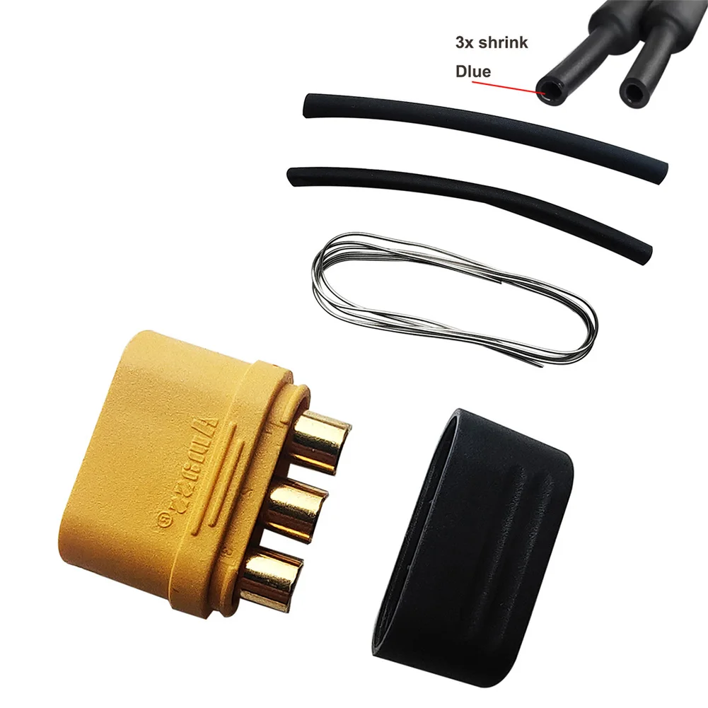

EBKE AMASS MR60 Combination Suitable For Electric Bicycle Vehicle Model Aircraft Motor Phase Line Plug MR60-F/R Replacement Part