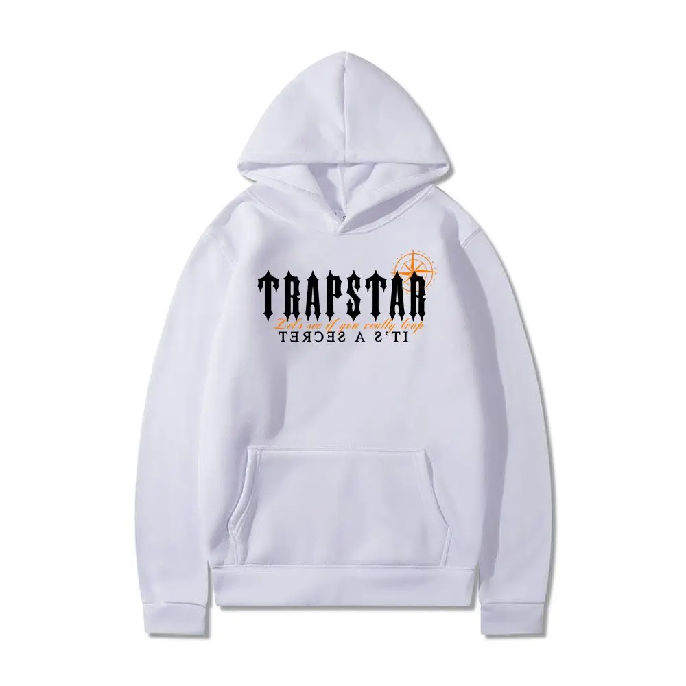 

Autumn And Winter Harajuku Men's Trapstar Black Fleece Sweater