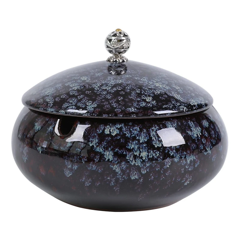 

Керамическая пепельница с крышкой для сигарет, стандартные наборы для сорняков, бездымные домашние пепельницы, наружные пепельницы